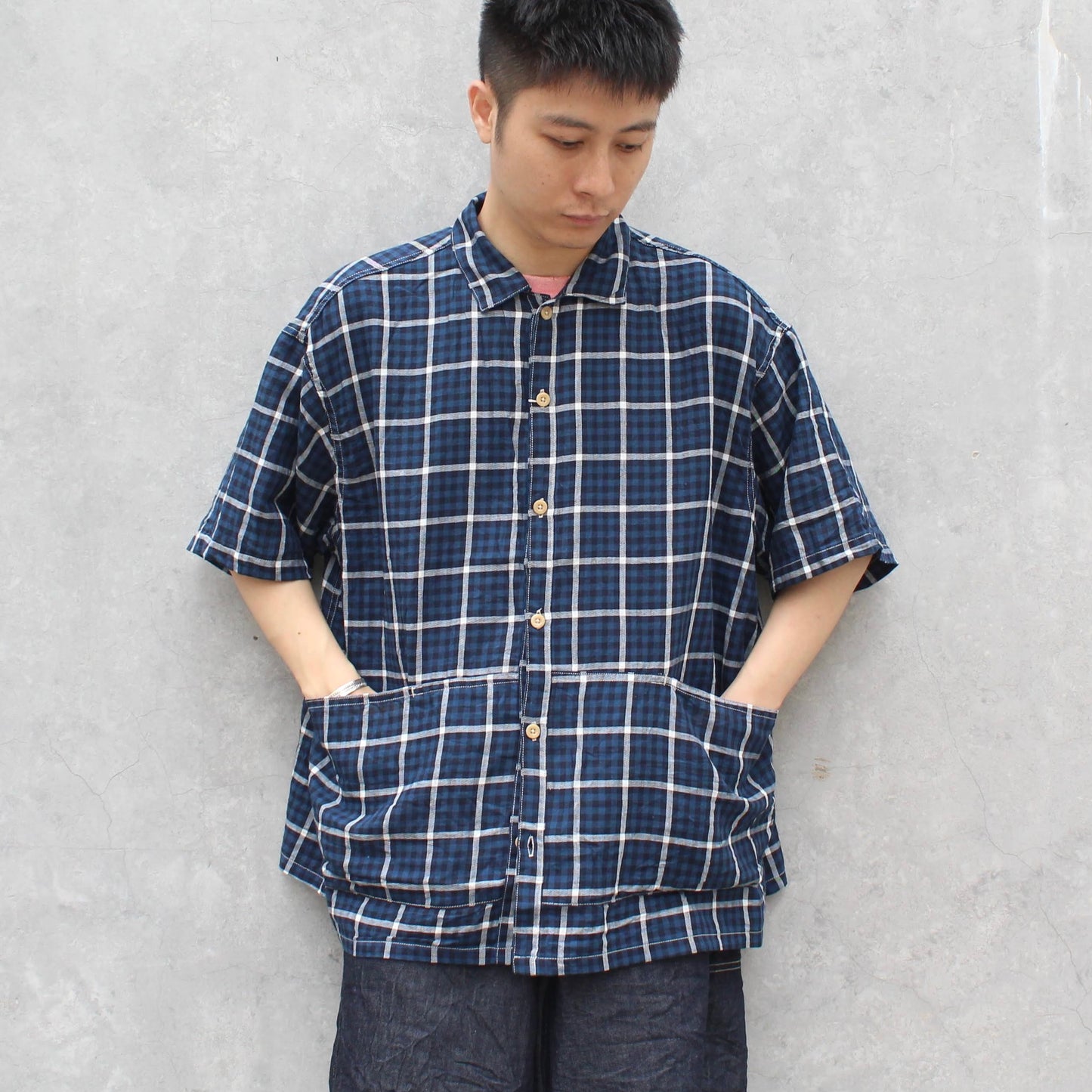 SPELLBOUND -
 WORKER S/S CHECKER SHIRT