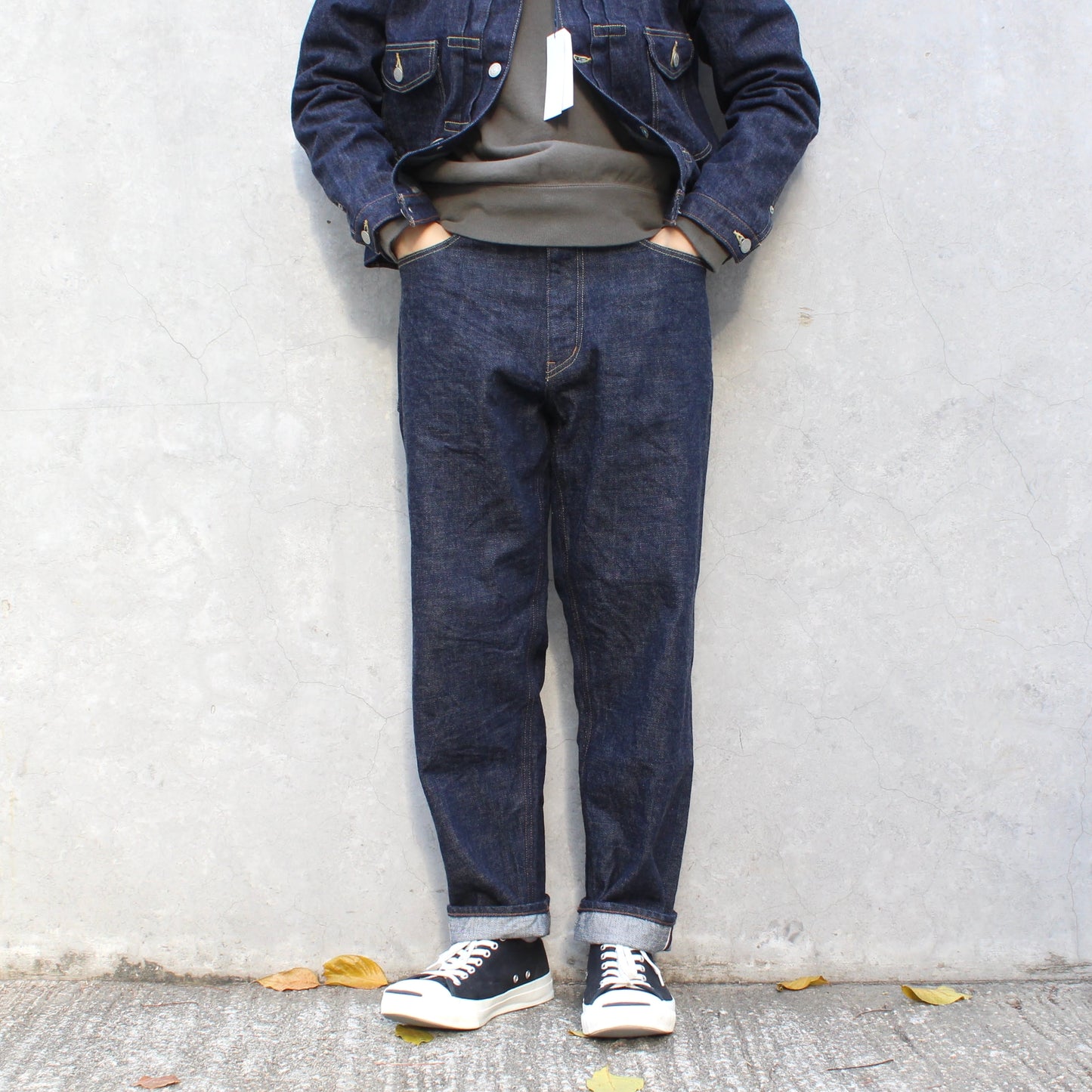 BROOKLYN OVERALL -
13.5OZ LOOSE DENIM PANTS