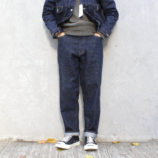 BROOKLYN OVERALL -
 13.5OZ LOOSE DENIM PANTS