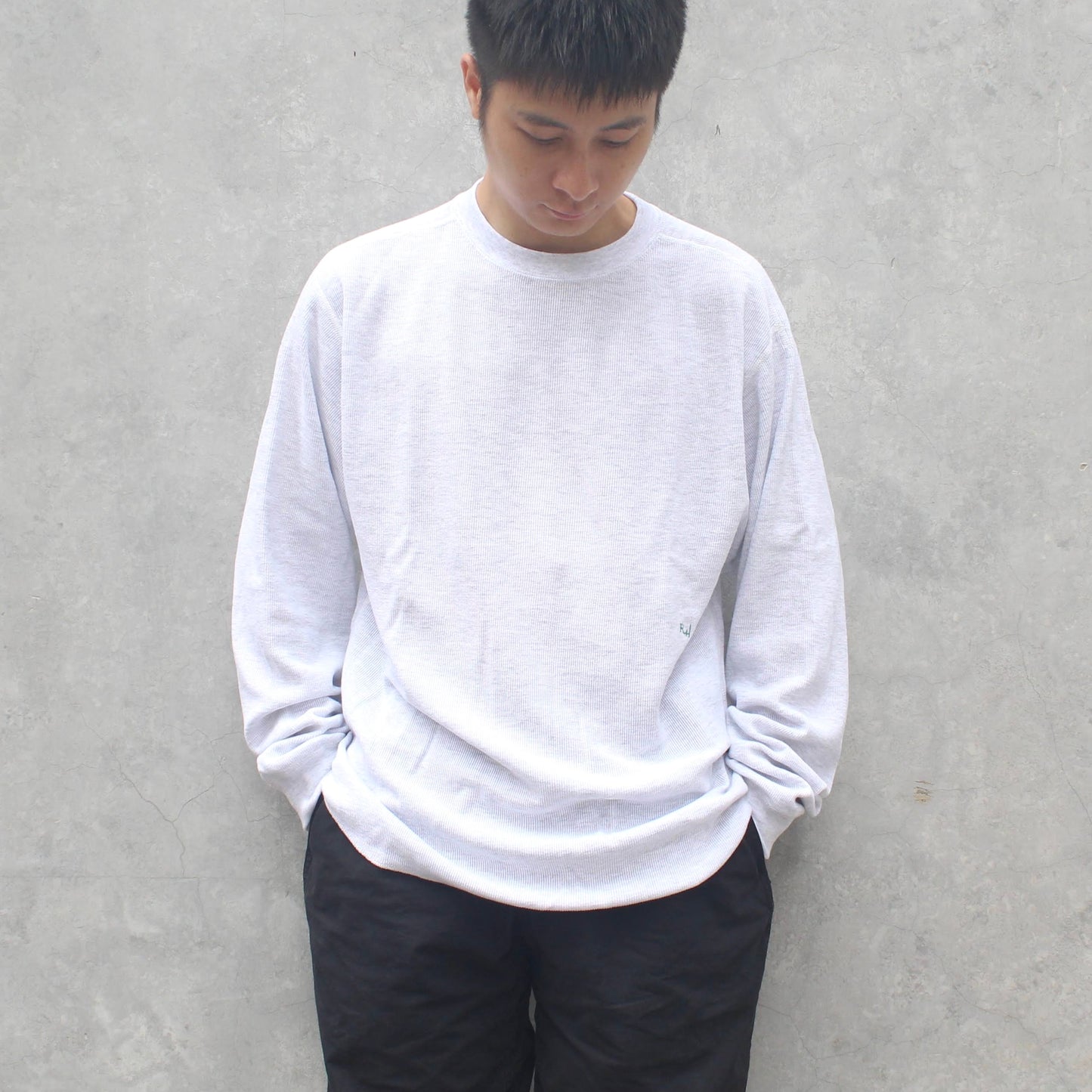RIDING HIGH TOKYO -
STRIPE WAFFLE L/S TEE