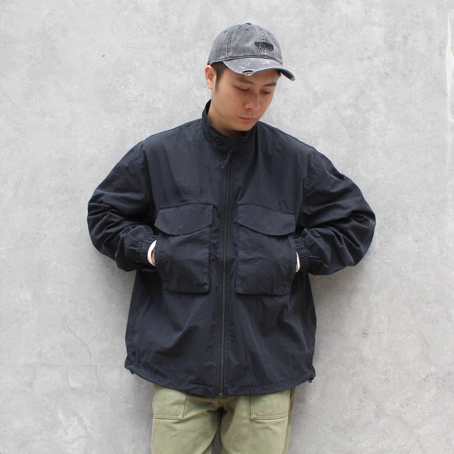 WILD THINGS JAPAN -
G-8 TRACK JACKET FADE EFFECT LOGO