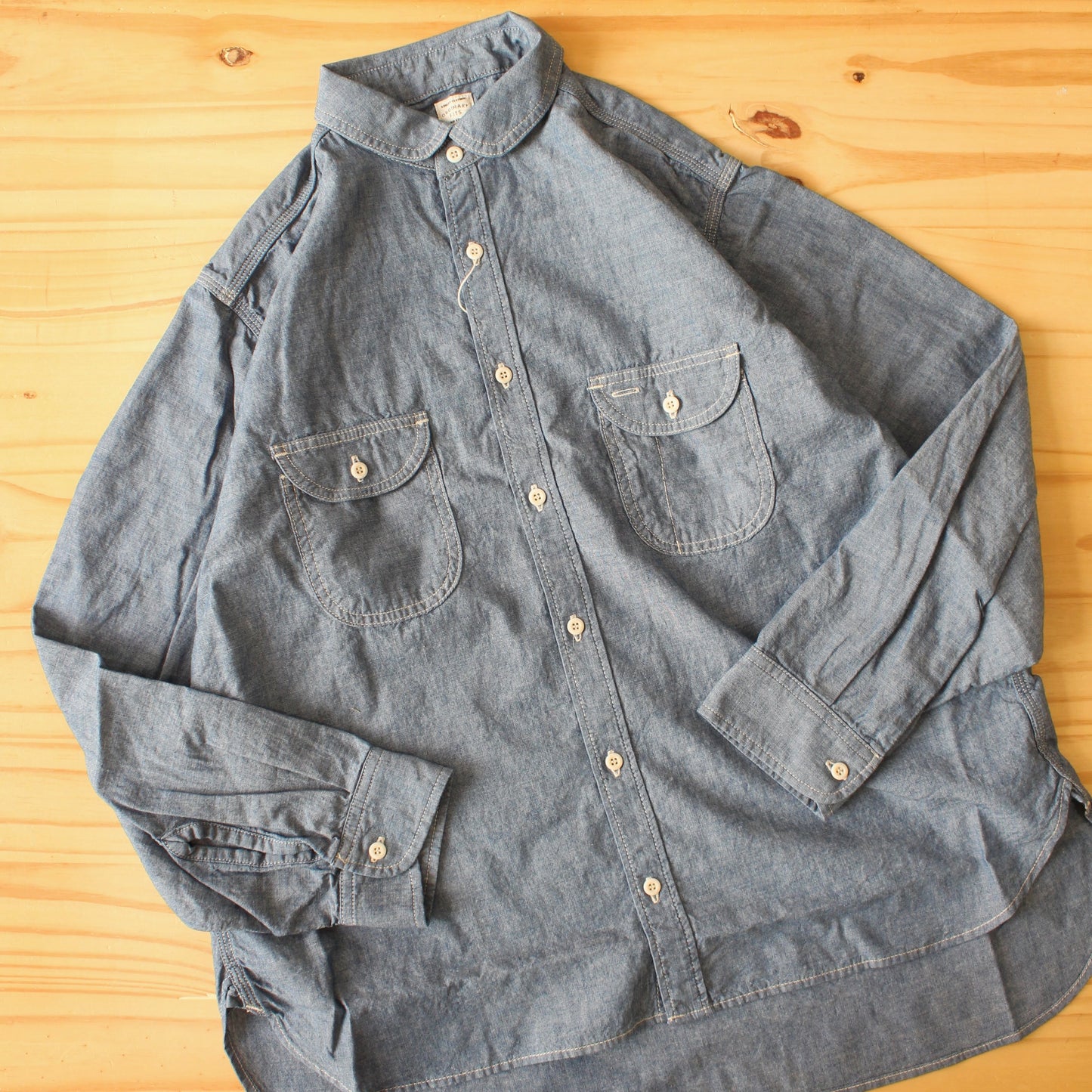 ORDINARY FITS -
 ROUND COLLAR SHIRTS