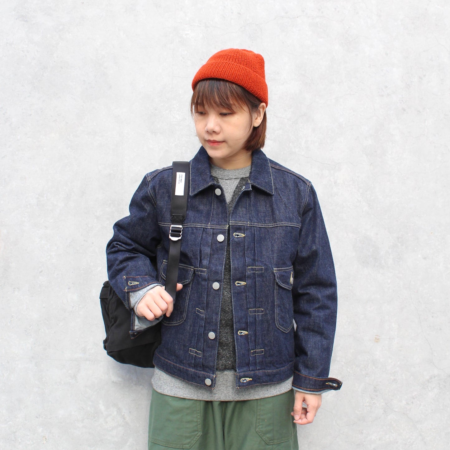 BROOKLYN OVERALL - 
13.5OZ SHORT DENIM JACKET