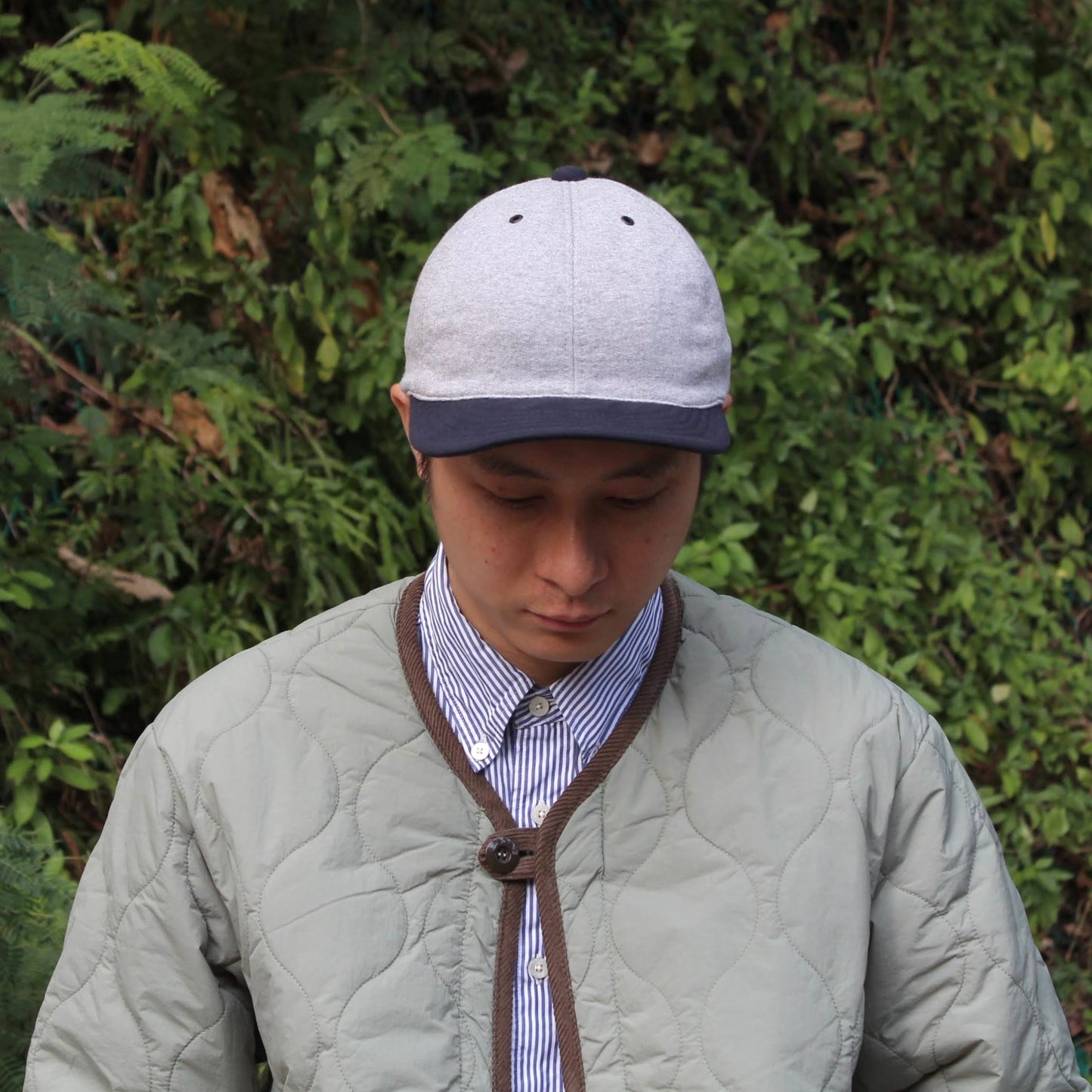 HIGHER - 
SWEAT(衛衣布) X ARMY CHINO BRIM CAP
