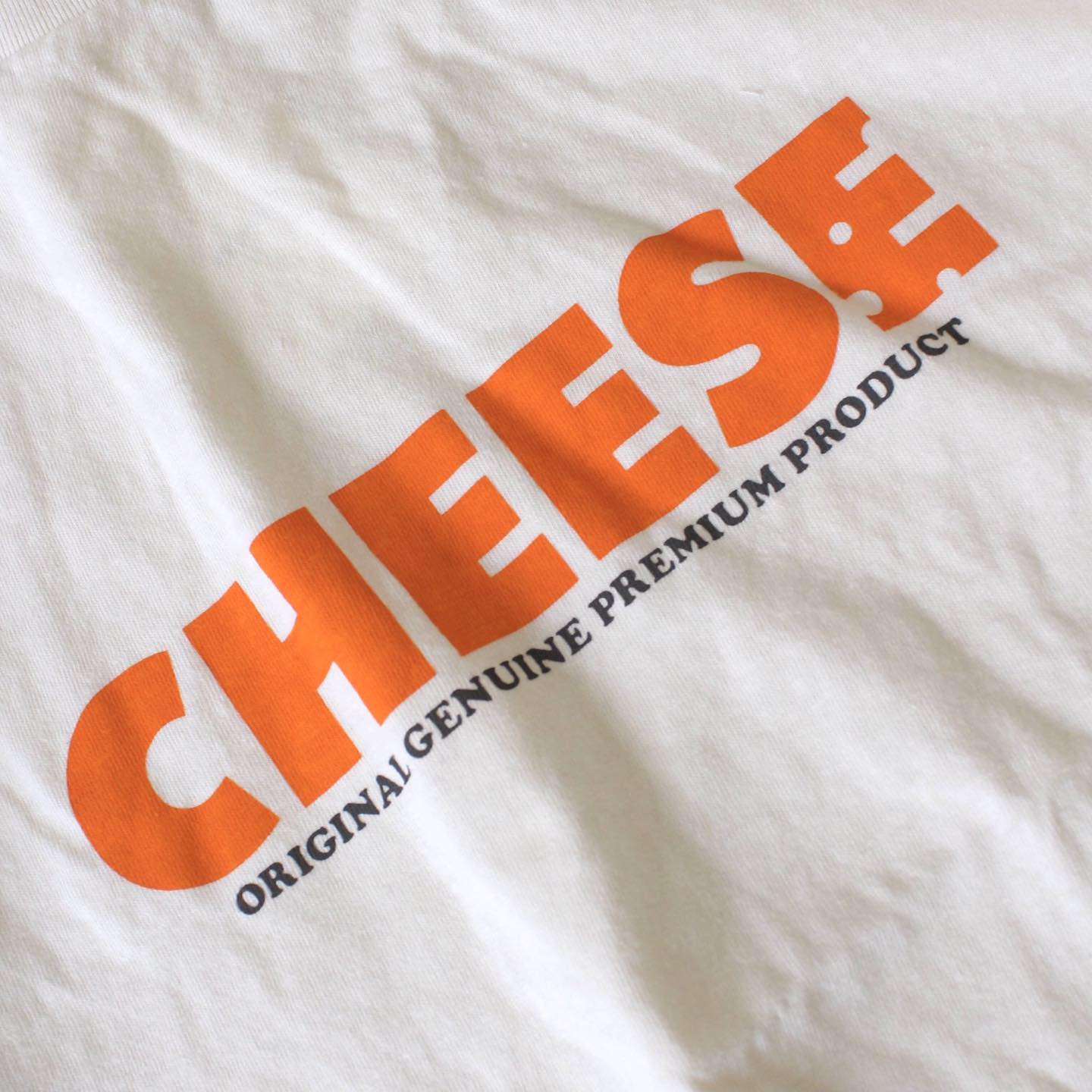 Ordinary Fits  - “CHEESE” PRINT TEE