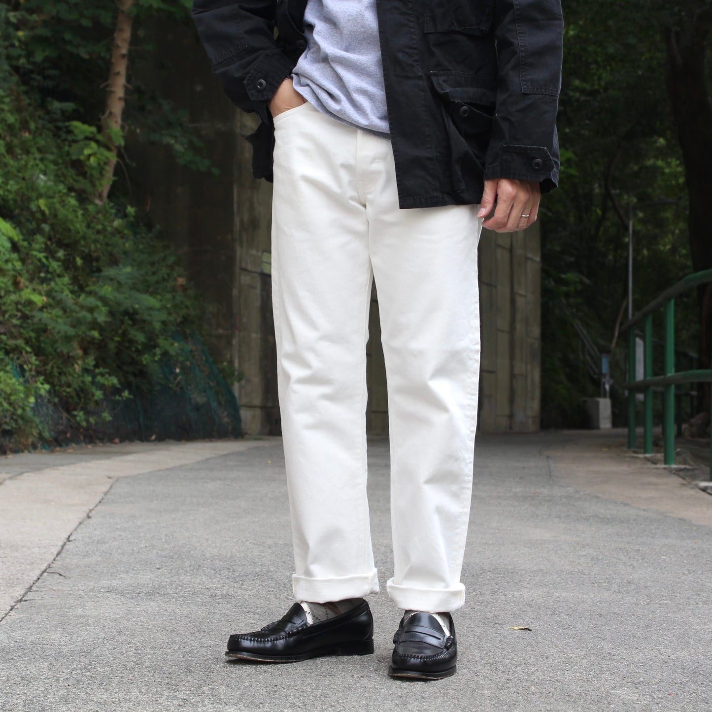 OrSlow -
105 STANDARD FIT DENIM (WHITE)