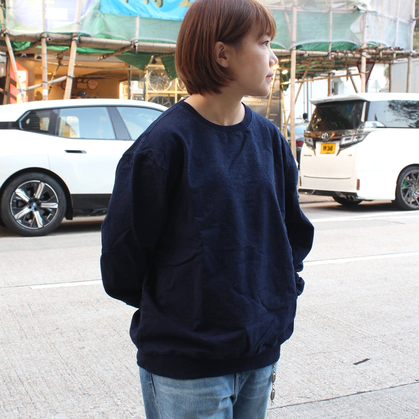 TYCA - INDIGO SWEAT STONE WASHED