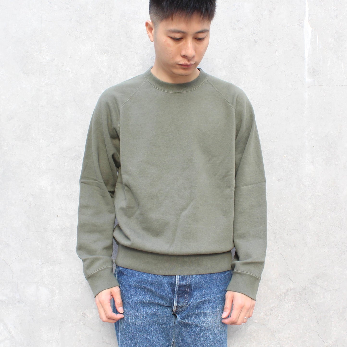 FELCO - 12oz TERRY L/S RAGLAN CREW RELAX FIT