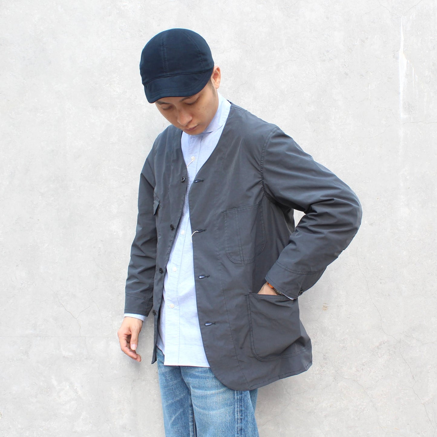 Ordinary Fits - 
CORE LINE NYLON CARDIGAN COVERALL