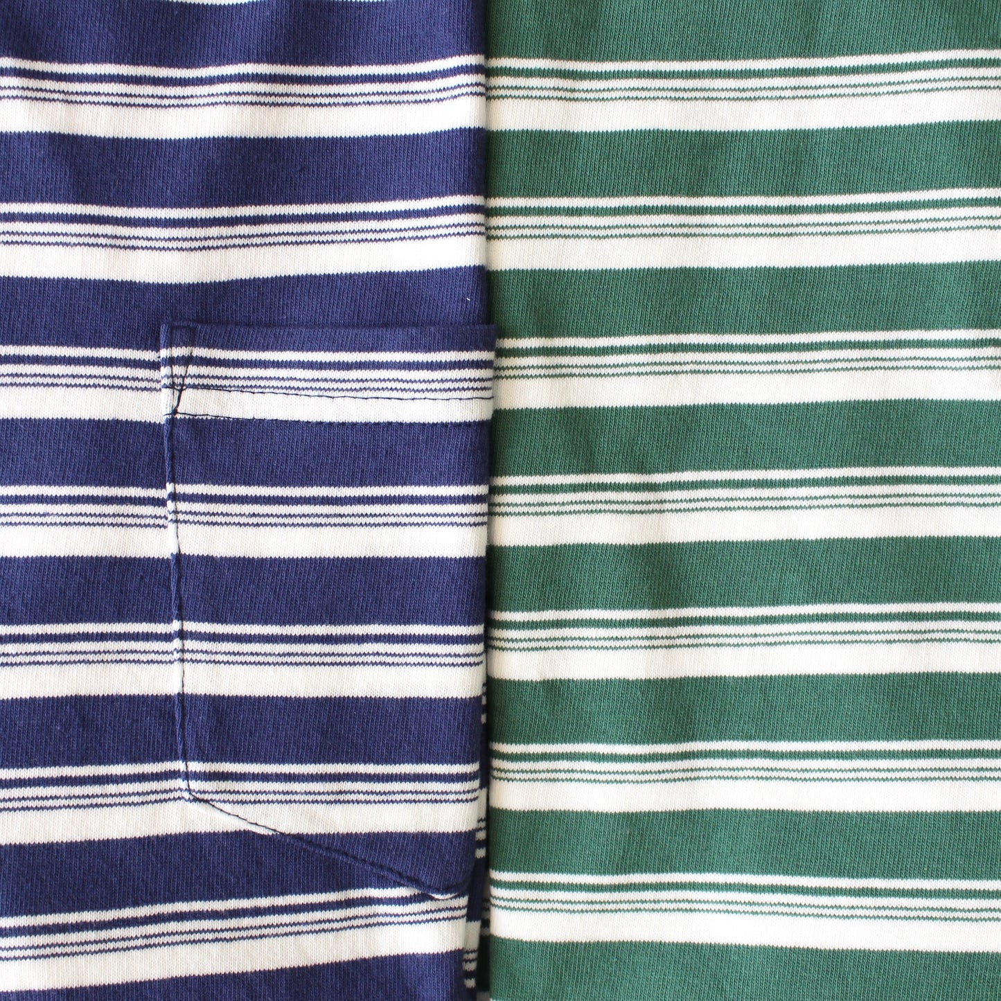 FELCO -
 L/S BINDER NECK CREW STRIPE POCKET TEE