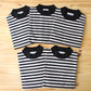 Ordinary Fits -
 MOCK NECK BORDER TEE