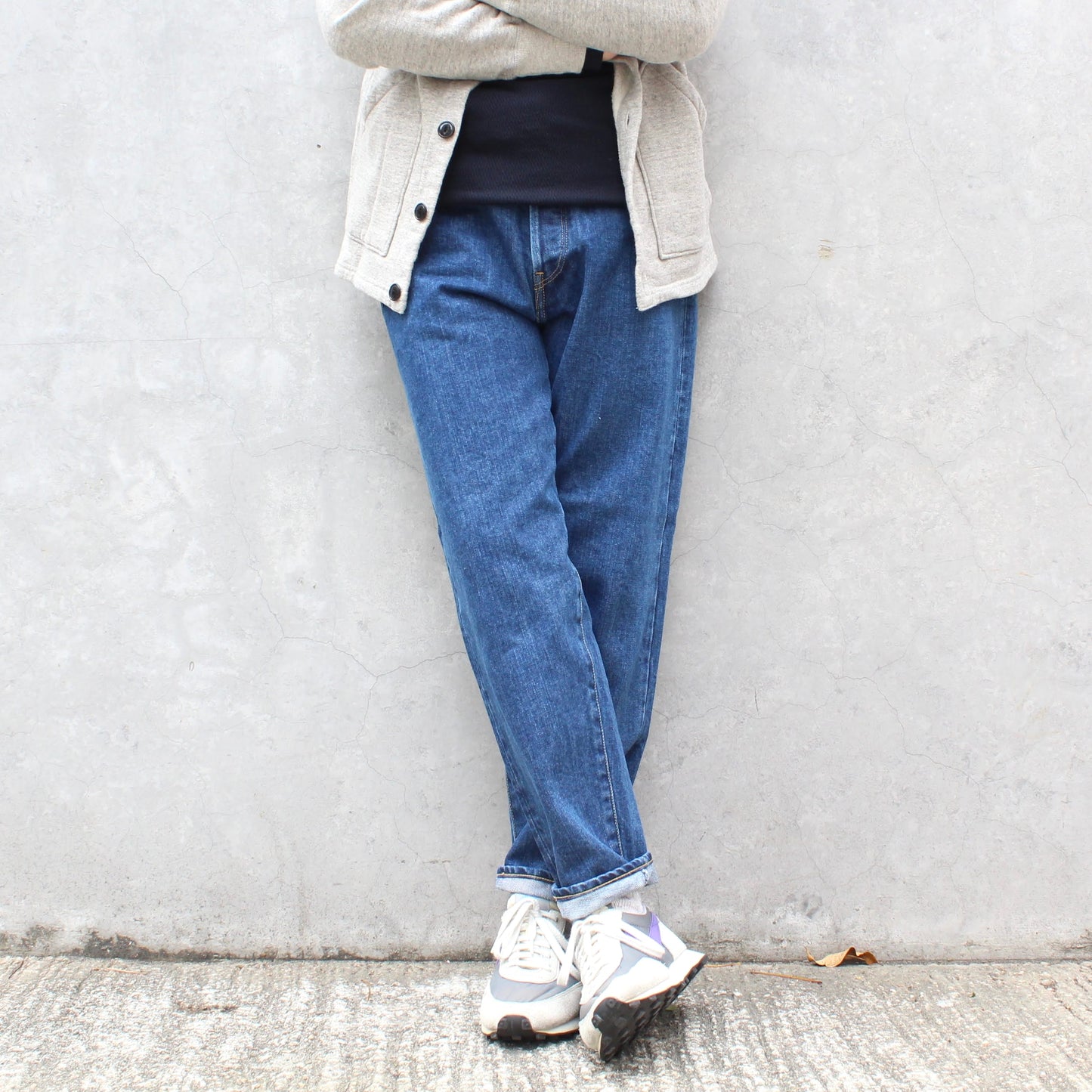 HATSKI - 15.6OZ Loose Tapered Denim (USED BLUE)