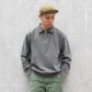 FELCO -
12OZ FRENCH TERRY L/S HALF ZIP COLLAR SWEAT