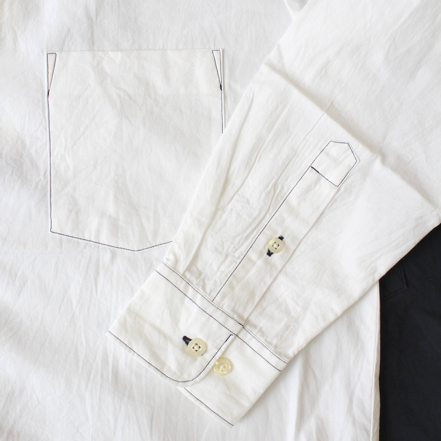 MANUAL ALPHABET - 
BROAD CLOTH LOOSE FIT RC SHIRT