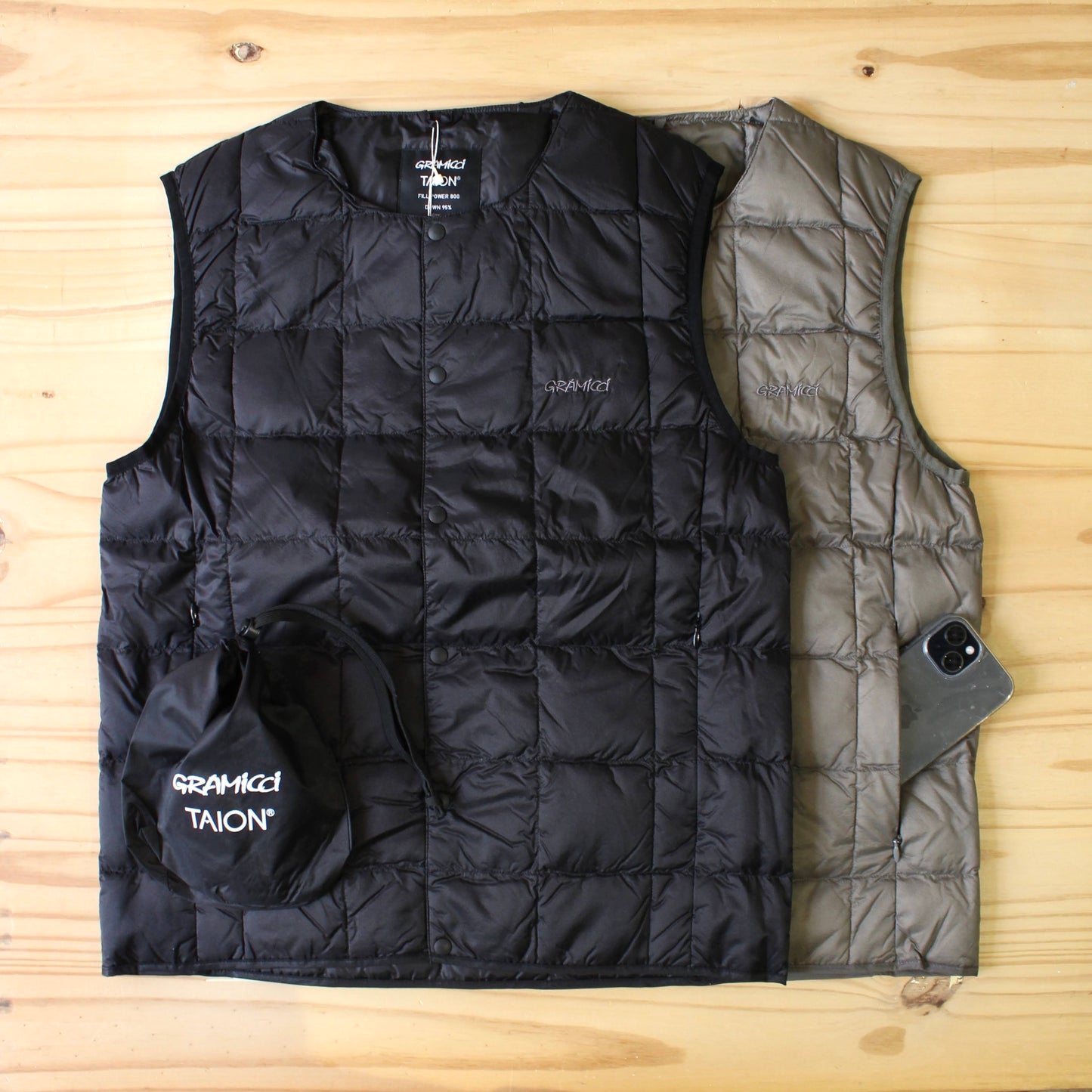 GRAMICCI × TAION INNER DOWN VEST