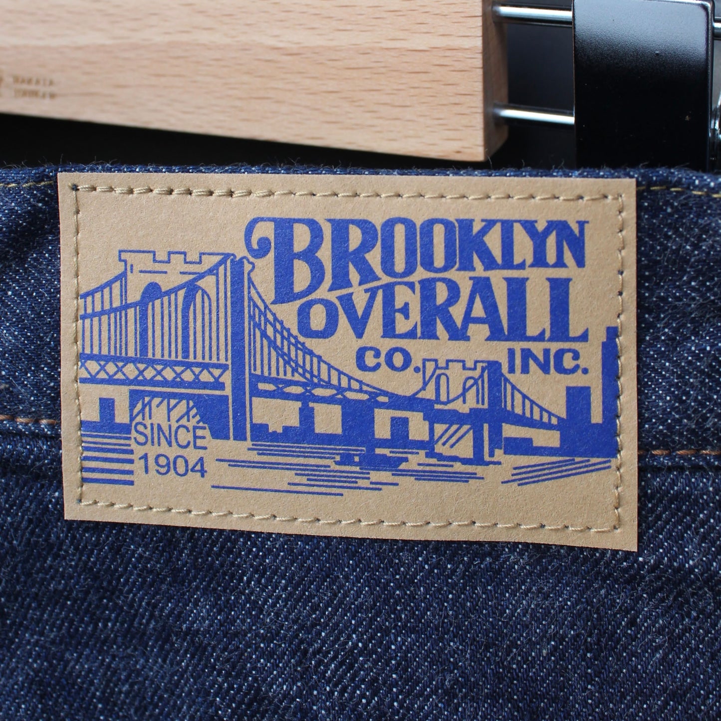 BROOKLYN OVERALL - 
13OZ TAPERED DENIM PANTS