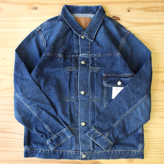 SPELLBOUND -
TYPE 1 STYLE 12OZ SELVEDGE DENIM JACKET (USED WASH)