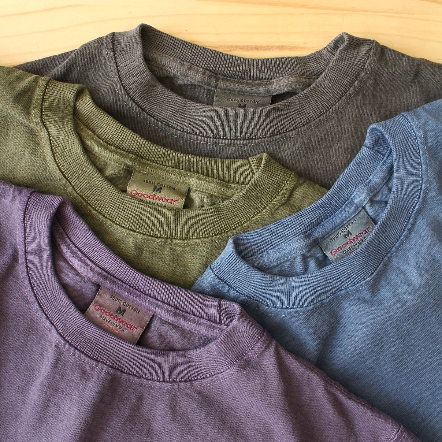 GOODWEAR (日版) - 7.2OZ L/S POCKET TEE PIGMENT DYE