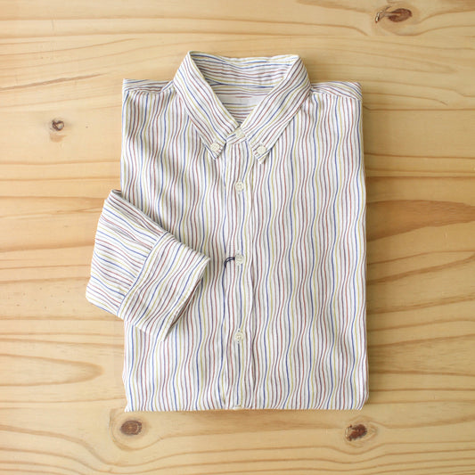 HATSKI - 
YOROKE STRIPE B.D SHIRT