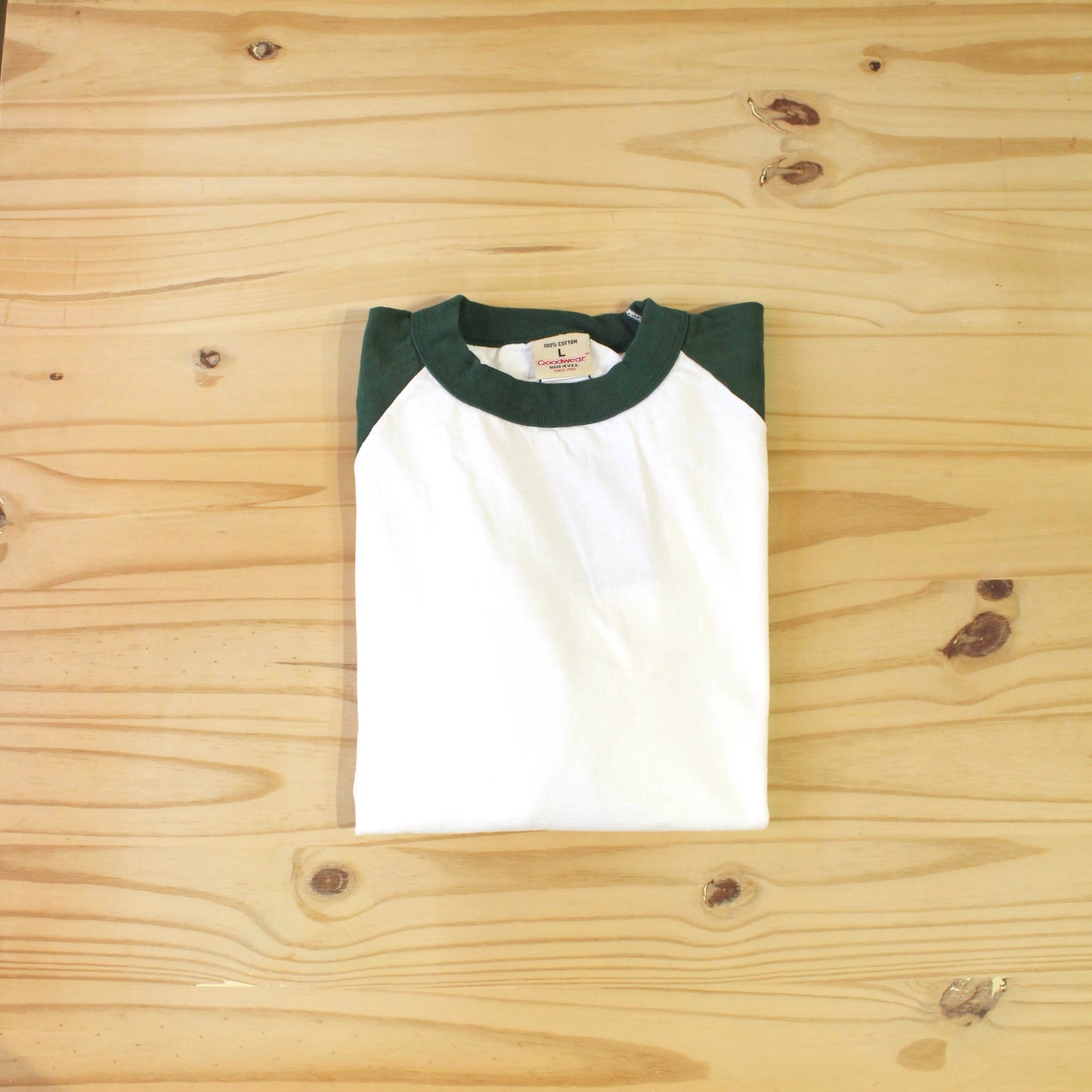 GOODWEAR (Japanese version) 7.2OZ 3/4 RAGLAN TEE