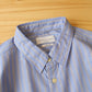 MANUAL ALPHABET -
 HIGHCOUNT STRIPE LOOSE FIT RC SHIRT