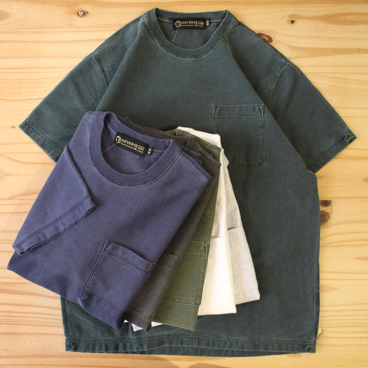 REDWOOD CLASSICS -
 PEARY S/S POCKET TEE
 GARMENT DYE