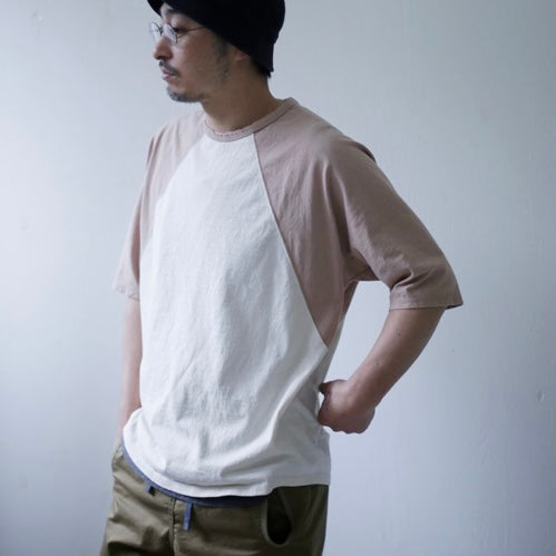 REMILLA -
 RAGLAN HALF SLEEVES TEE
