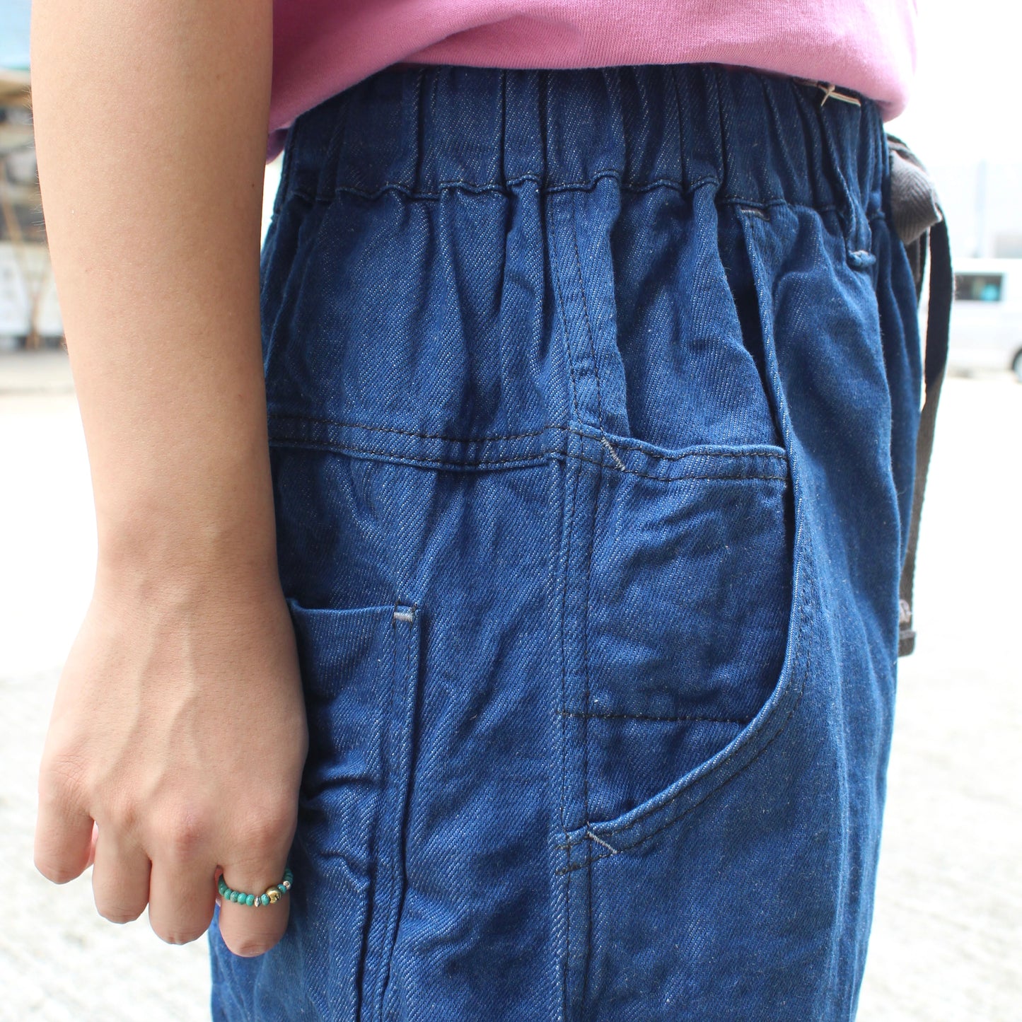 Brocante - Cotton Linen Easy Denim Pants
