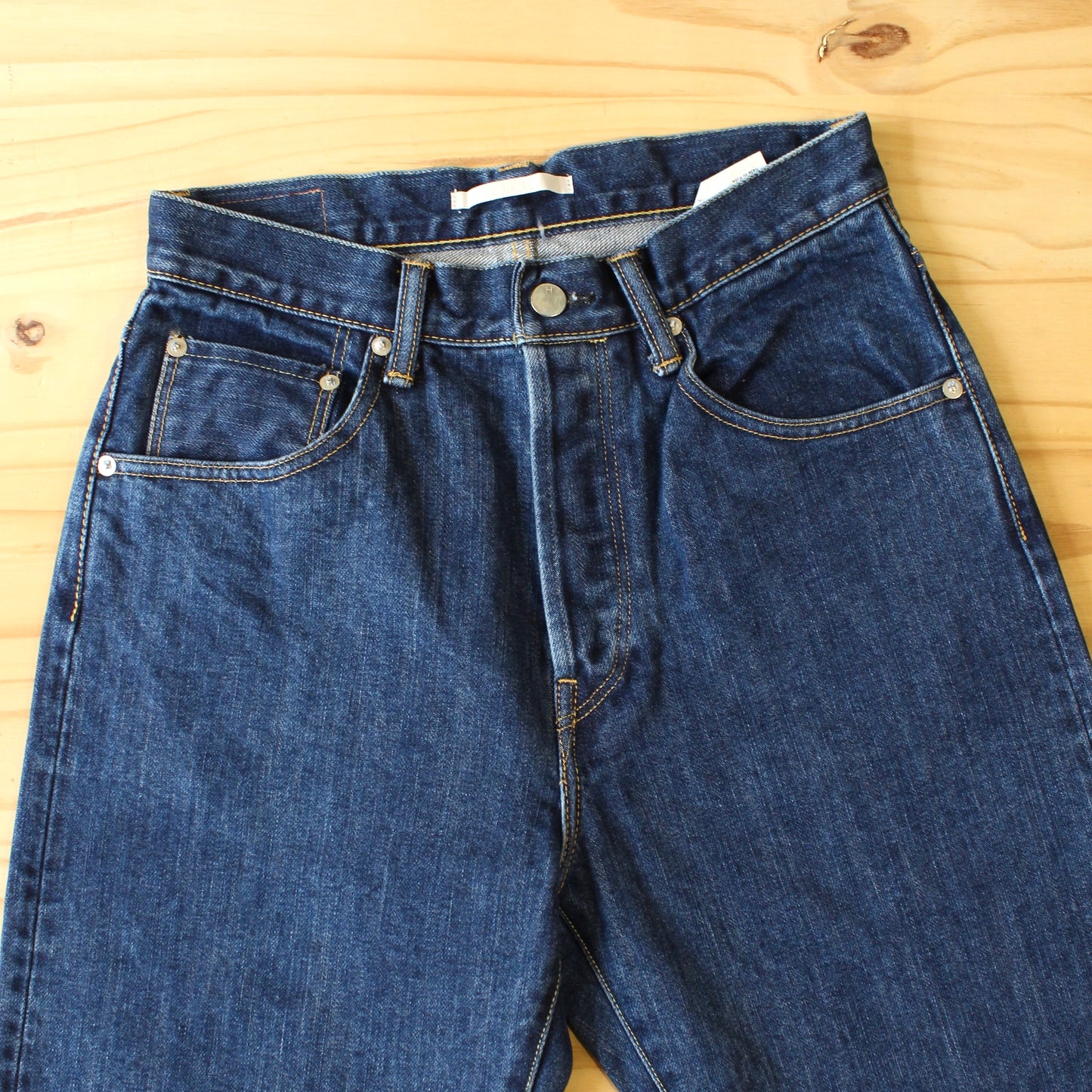 HATSKI - 15.6OZ Loose Tapered Denim (USED BLUE)