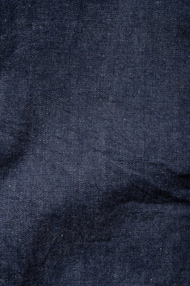 Ordinary Fits - 
ROUND COLLAR DENIM PULLOVER SHIRT