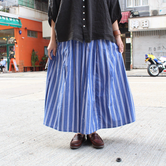 D.M.G - 
Stripe Board Long Skirt