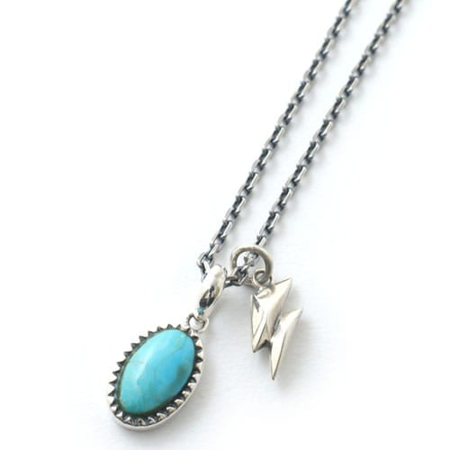 Atease -
 TURQUOISE THUNDER NECKLACE