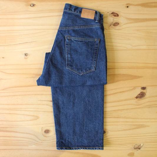 HATSKI - 15.6OZ Wide Tapered Denim (USED BLUE)