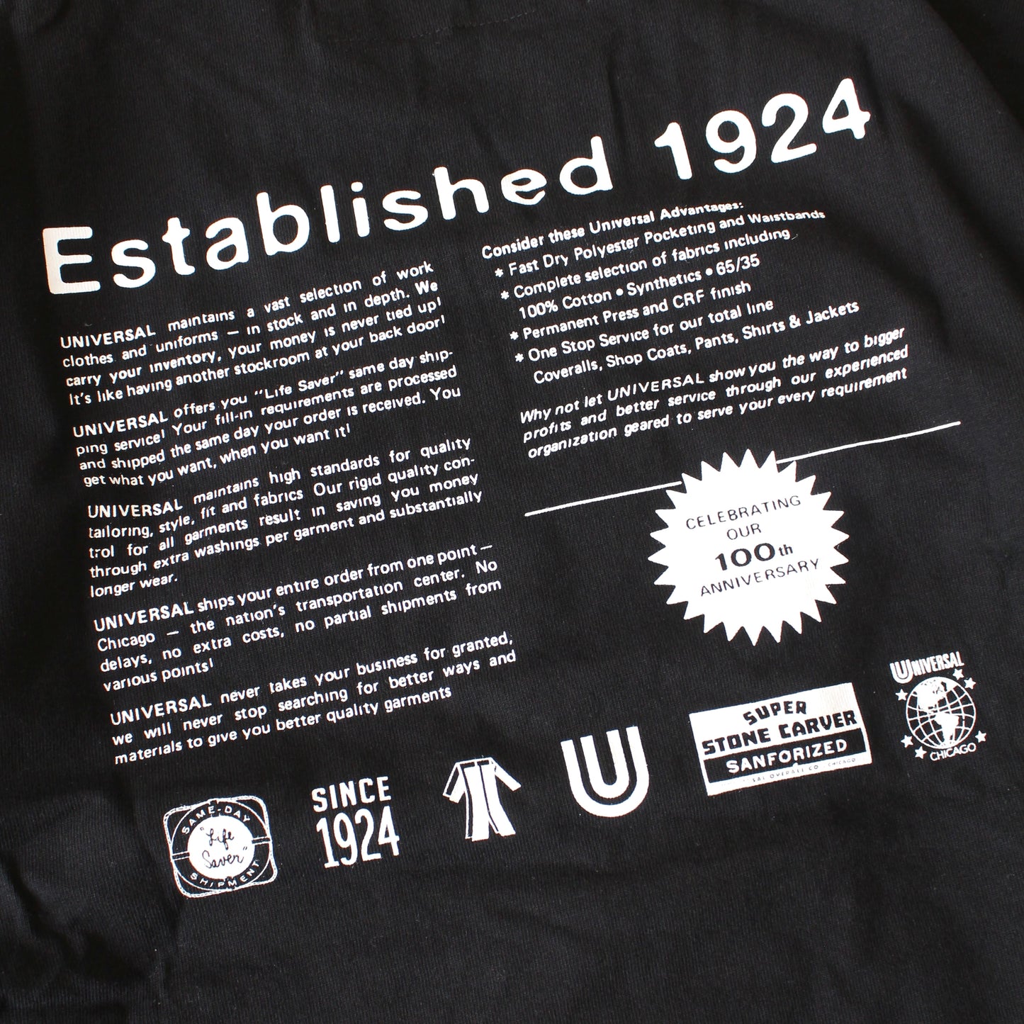 UNIVERSAL OVERALL Japanese version-
 HISTORICAL S/S CREW TEE