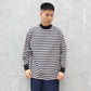 Ordinary Fits -
 MOCK NECK BORDER TEE