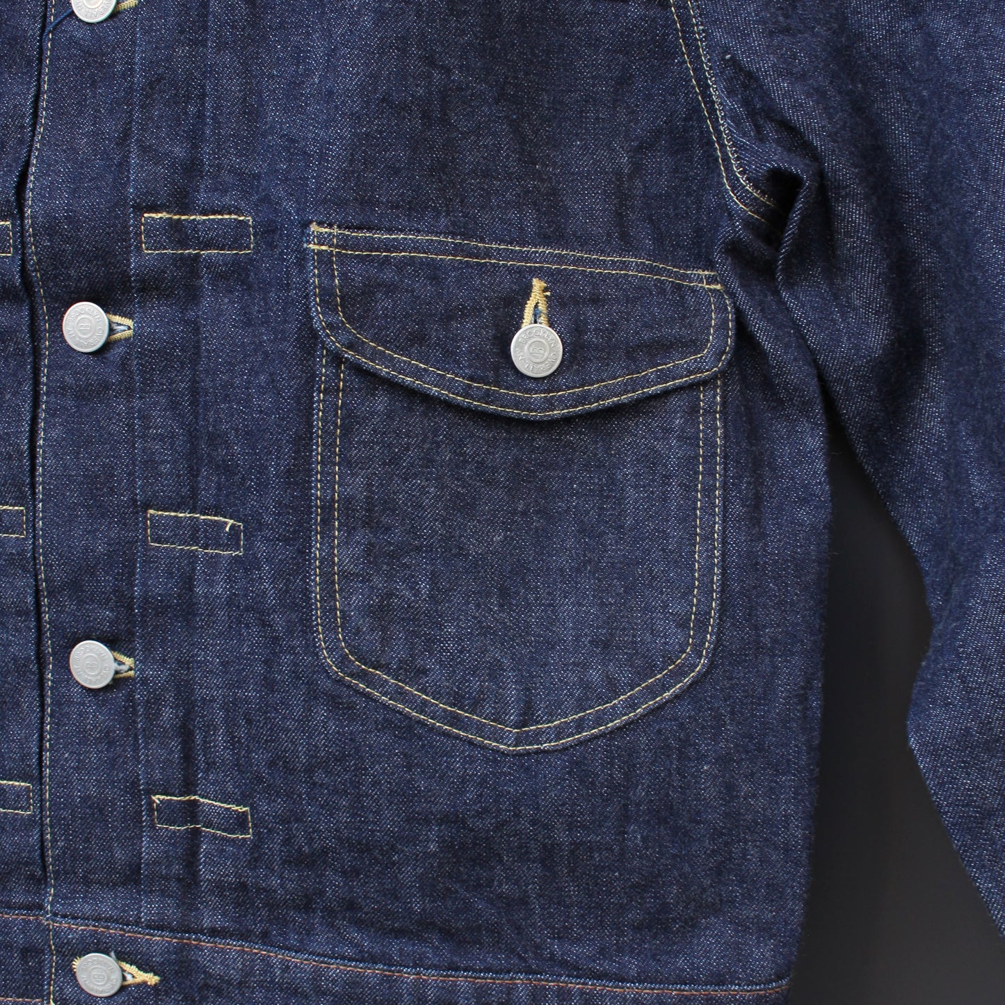 BROOKLYN OVERALL - 
13.5OZ SHORT DENIM JACKET