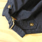 HIGHER - 
COTTON LINEN VINTAGE BACKSATIN CINCH BUCKLE CAP