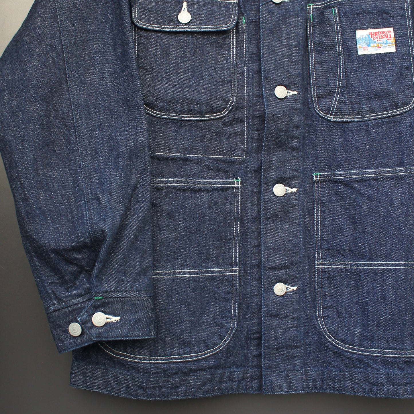BROOKLYN OVERALL - STAND COLLAR DENIM COVERALL