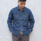 SPELLBOUND - 
STANDARD 6OZ DENIM WORK SHIRT (USED WASH)