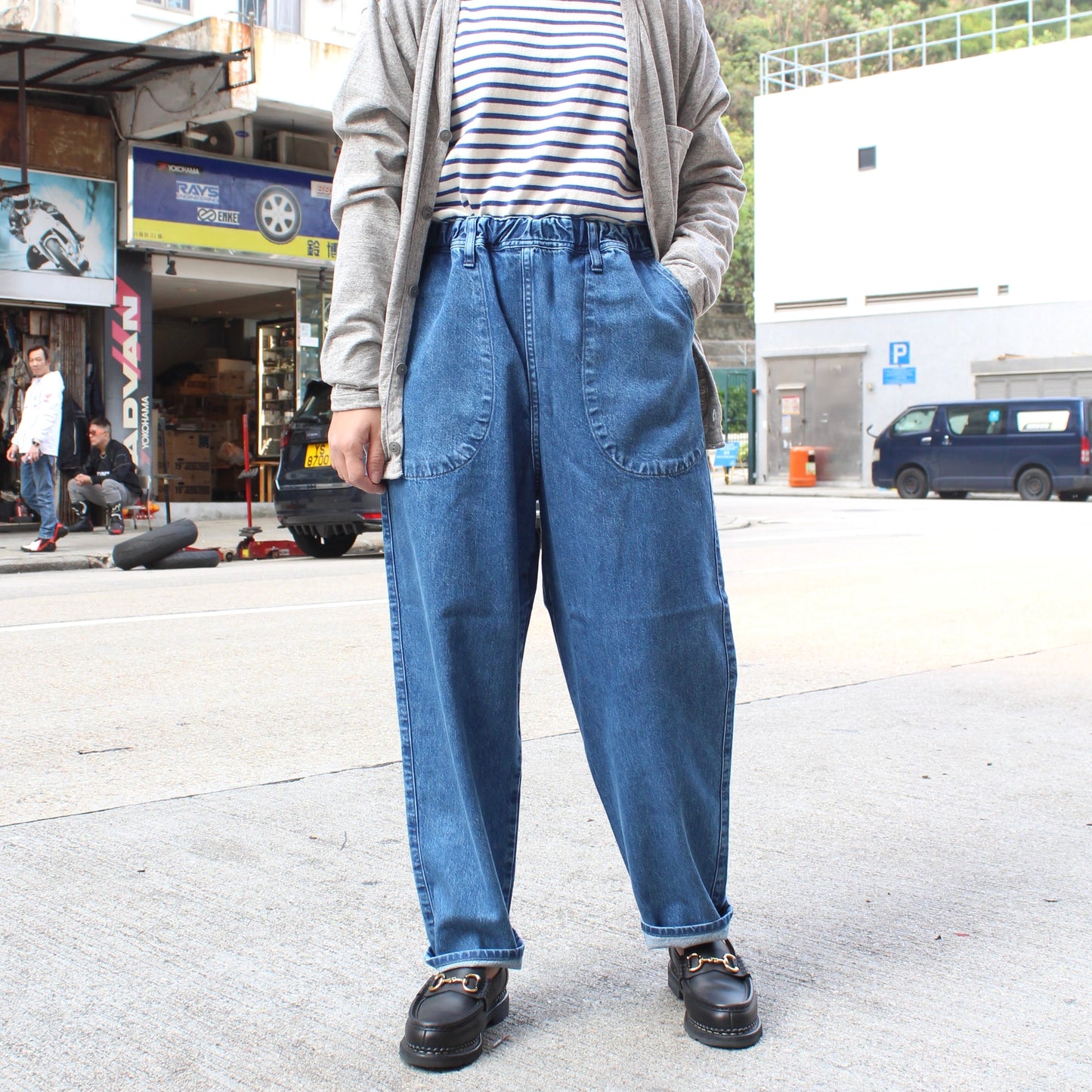 D.M.G - 
9OZ Denim Work Easy Pants