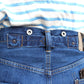 ORDINARY FITS -
12OZ TYPE WIDE DENIM
(USED WASH)