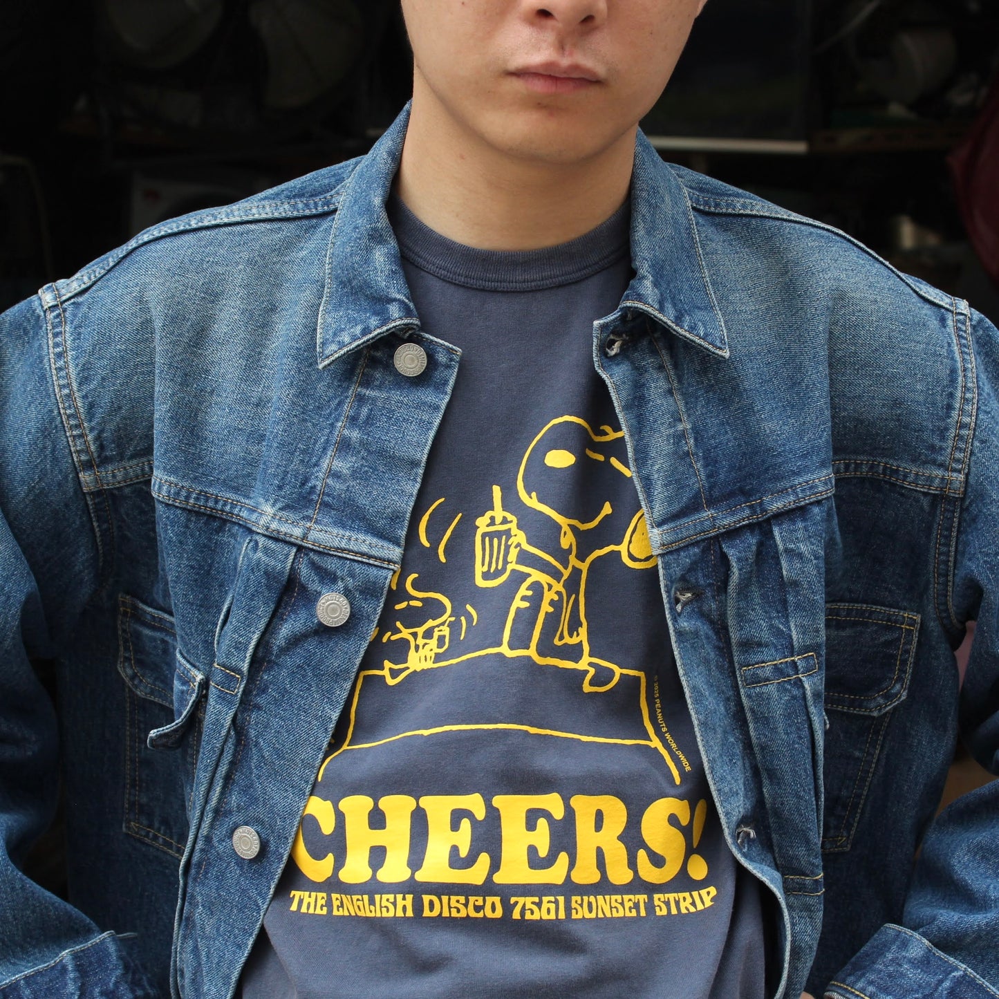 TSPTR -
SNOOPY CHEERS ! S/S TEE