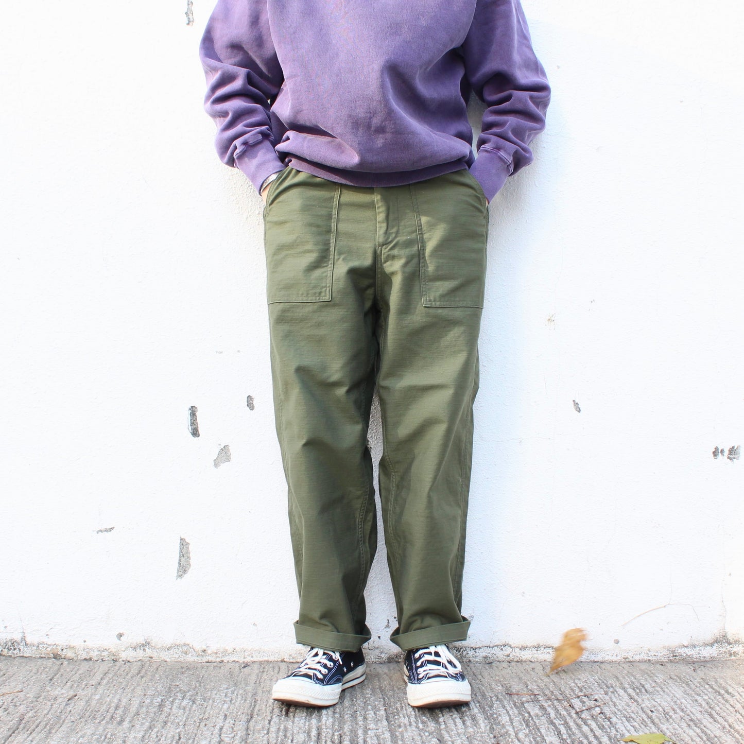 ORDINARY FITS -
JAMES FATIGUE BACK SATIN PANTS