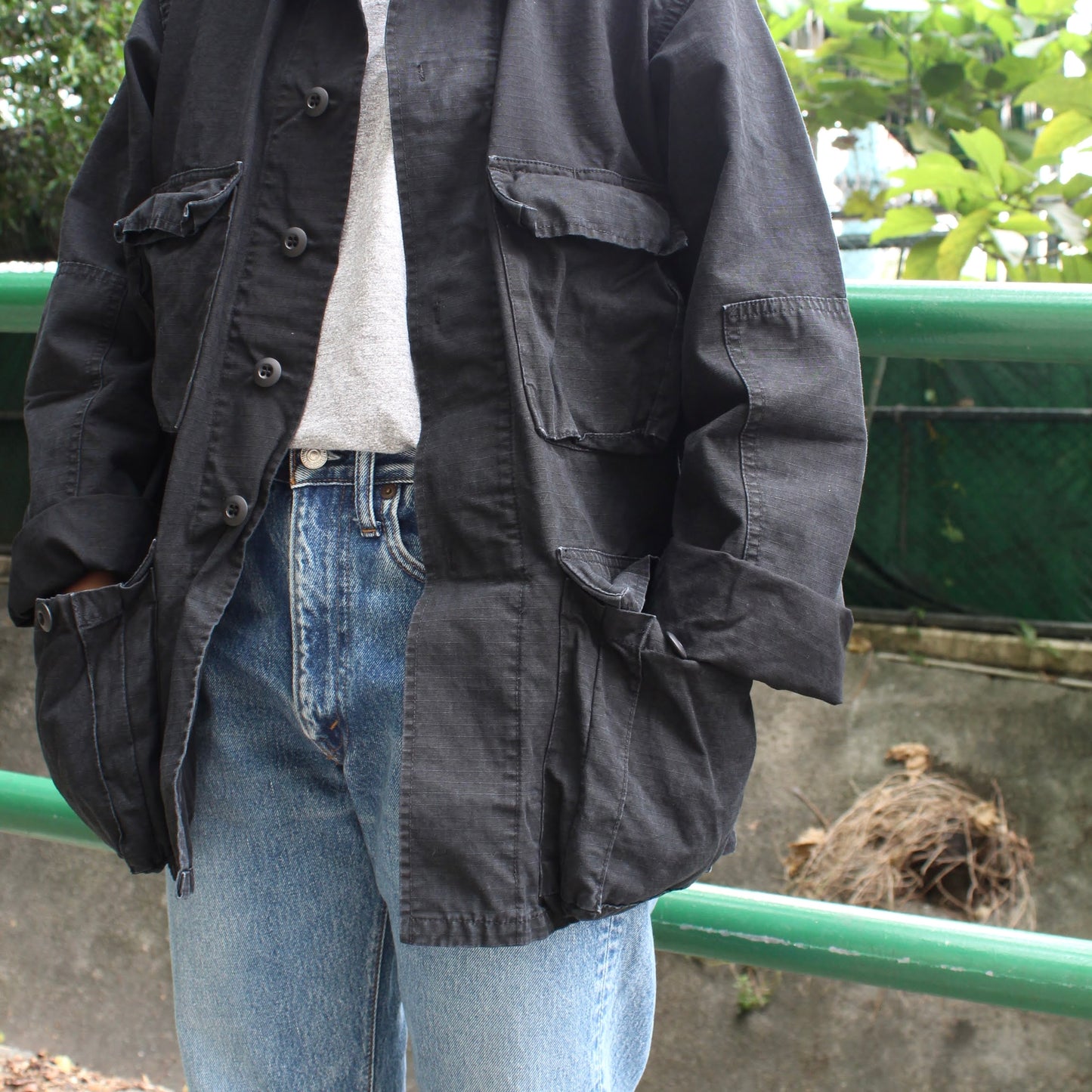 OrSlow -B.D.U JACKET
(STONE BLACK)