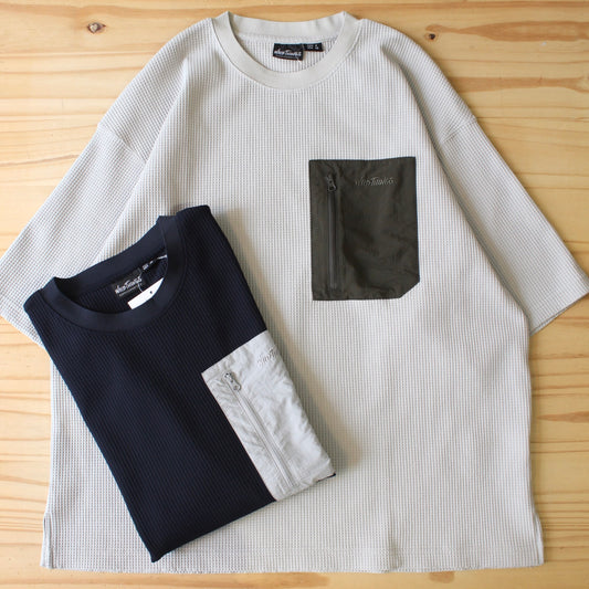 WILD THINGS JAPAN -
DRY POCKET WAFFLE TEE