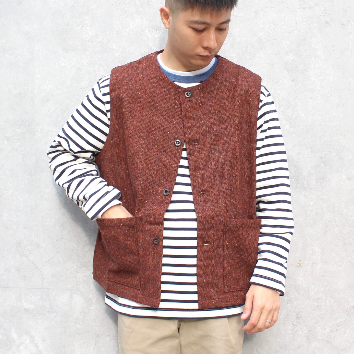 RIDING HIGH - HERRINGBONE THE TOWN VEST