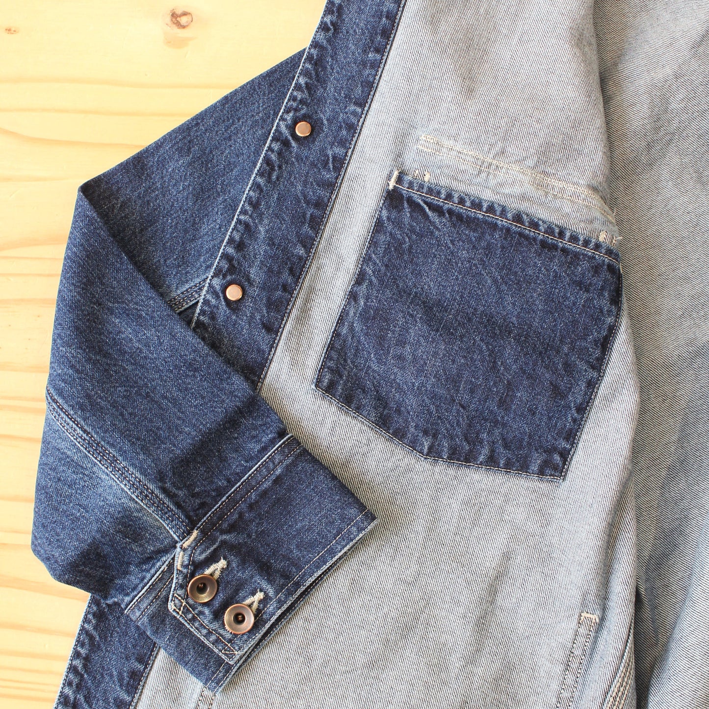 ORDINARY FITS -
 DENIM COVERALL
 (USED WASH)