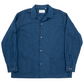 WORKERS -
 5OZ OPEN COLLAR INDIGO SHIRT