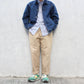 HATSKI -
 TAPERED CHINO TROUSERS