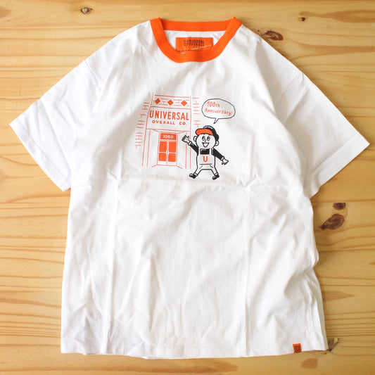 UNIVERSAL OVERALL Japanese version-
 (100th anniversary)
 WINDY JR. RINGER TEE